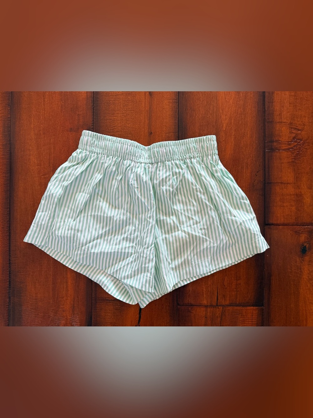 NWT Princess Polly Mint & White Striped Athletic Shorts